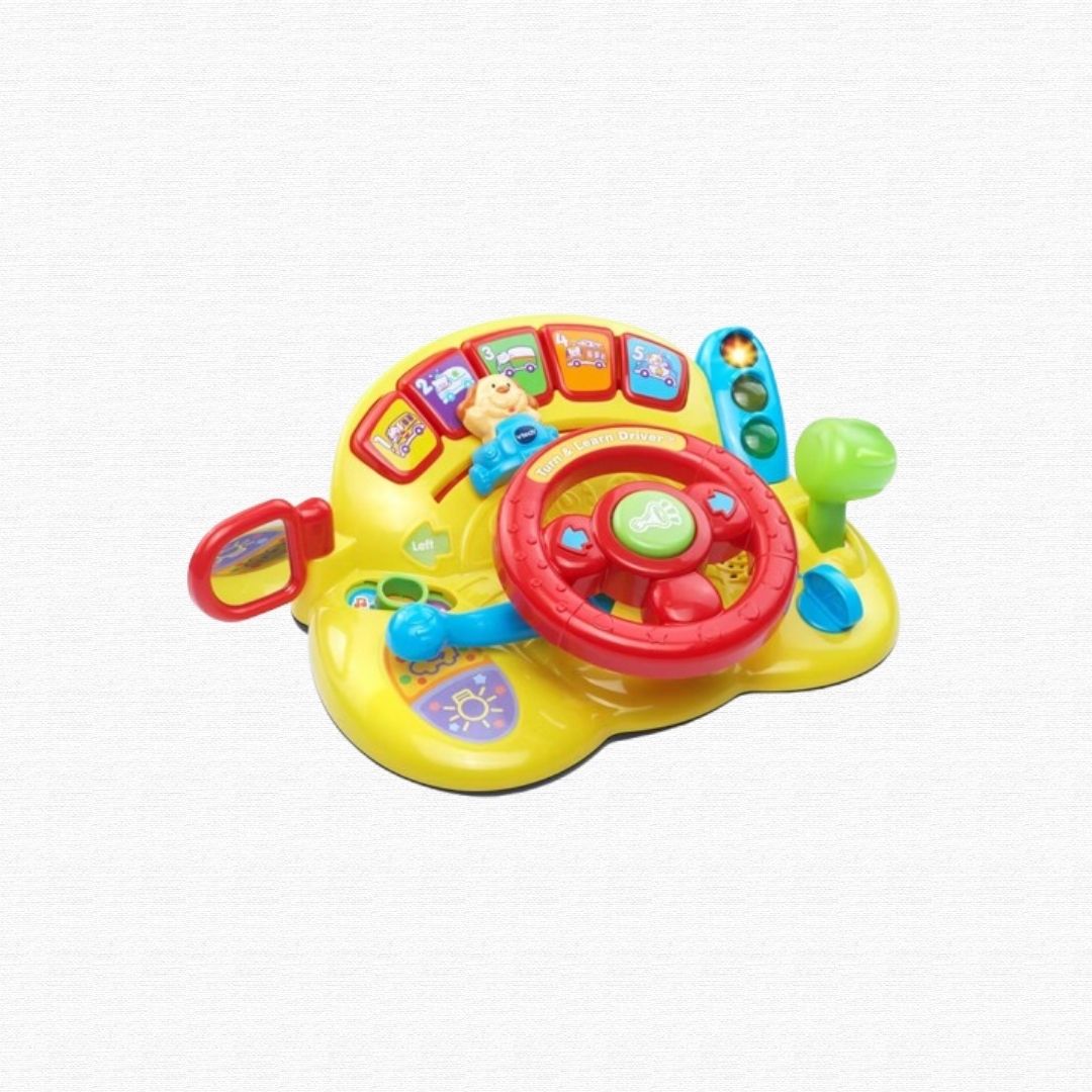 Assorted mixed colored plastic hard children blocks and figurines.